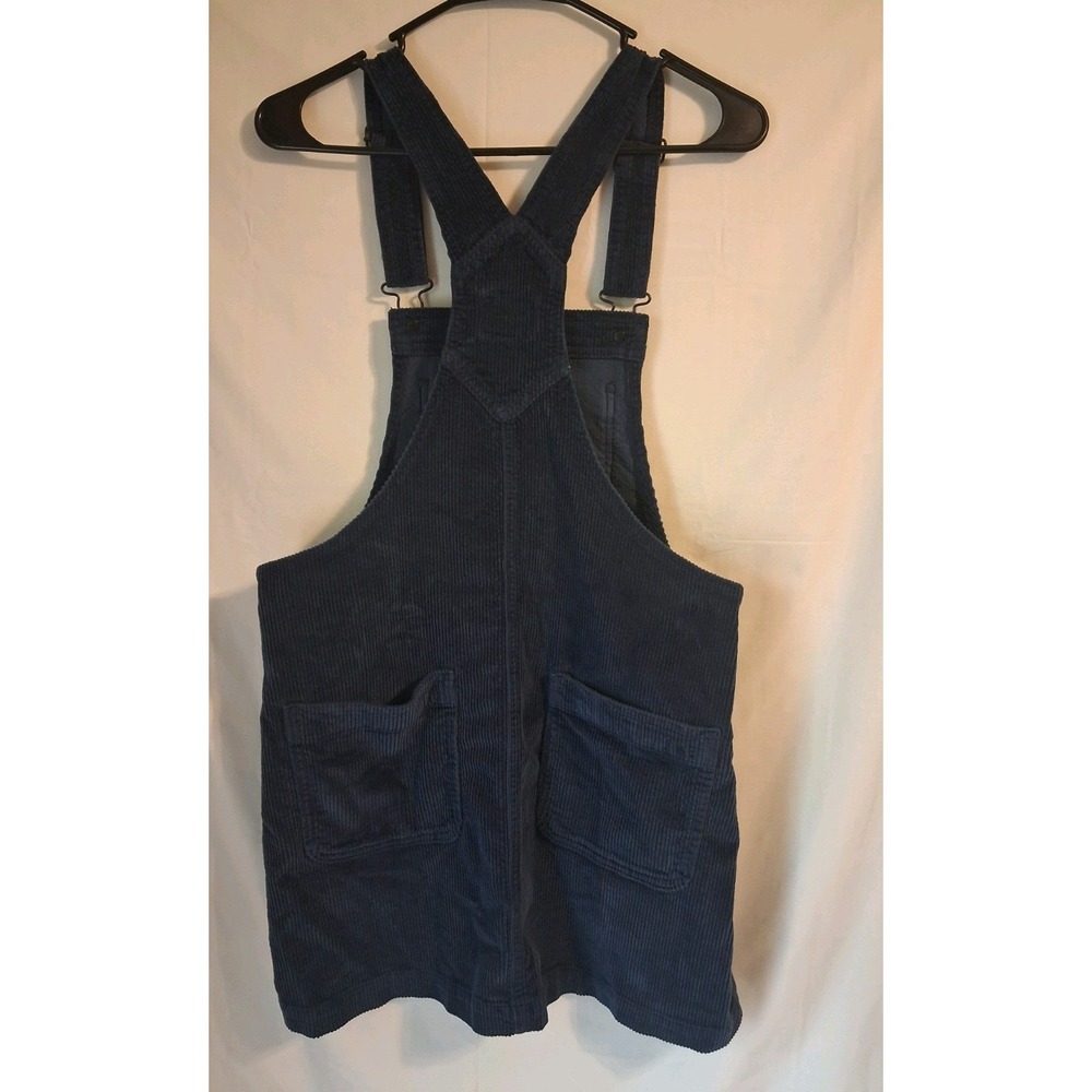 American Eagle Overall Dress Womens Small Blue Corduroy Mini Boho Festival - Picture 5 of 8